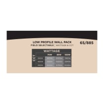 LED LOW PROFILE WALL PACK - 65-885