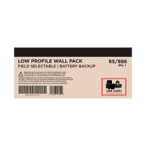 LED EM LOW PRO WALL PACK - 65-886
