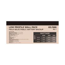 LED EM LOW PRO WALL PACK - 65-886