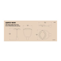 LED 75W POST TOP CCT SELECT - 65-892