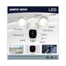 BULLET SEC LGT W/ CAMERA - WH - 65-900R1