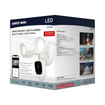 BULLET SEC LGT W/ CAMERA - WH - 65-900R1