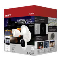 BULLET SEC LGT W/ CAMERA - WH - 65-900