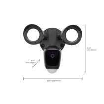 BULLET SEC LGT W/ CAMERA - BK - 65-901R1