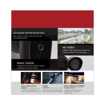 BULLET SEC LGT W/ CAMERA - BR - 65-902