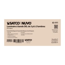 3' DUAL T8 LAMP READY FIXTURE - 65-911