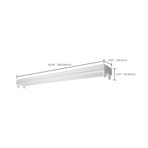 3' DUAL T8 LAMP READY FIXTURE - 65-911