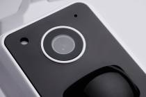 RECT SEC LGT W/ CAM-WHITE - 65-920