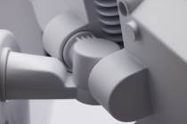 RECT SEC LGT W/ CAM-WHITE - 65-920