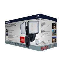 RECT SEC LGT W/ CAM-BLACK - 65-921