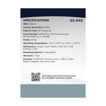 INDOOR CAM-WHITE - 65-940