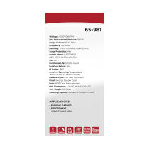 10" LED SELECTABLE CANOPY - 65-981