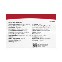 LED ENTRYWAY WALL PACK - 65-986