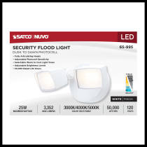 LED 2 HEAD SECURITY FLOOD - 65-995
