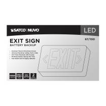 EXIT SIGN - GREEN - 67-100
