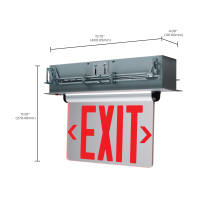 REC EL EXIT SIGN - SF RD CLR - 67-114