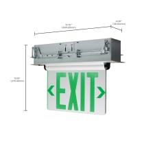 REC EL EXIT SIGN - DF GR MIR - 67-115