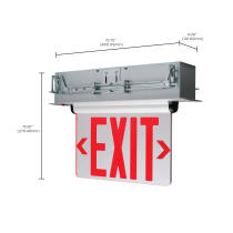 REC EL EXIT SIGN - DF RD MIR - 67-117