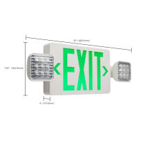 EXIT/LIGHT DH - GREEN - RC - 67-125