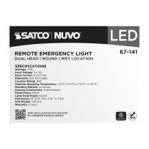 REMOTE EMERG LIGHT WP LP DH - 67-141