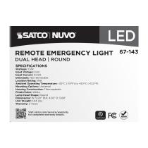 REMOTE EMERG LIGHT WP DH SV - 67-143