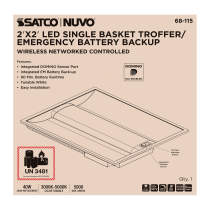 DOMINO 2X2 TROFFER-EM - 68-115