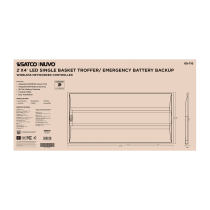 DOMINO 2X4 TROFFER-EM - 68-116