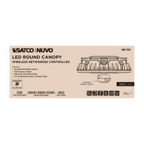 DOMINO 55W ROUND CANOPY LIGHT - 68-151