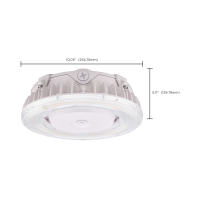 DOMINO 55W ROUND CANOPY LIGHT - 68-151