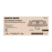 DOMINO 55W ROUND CANOPY LIGHT - 68-152