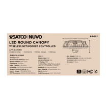 DOMINO 55W ROUND CANOPY LIGHT - 68-152