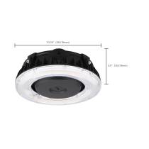 DOMINO 55W ROUND CANOPY LIGHT - 68-152
