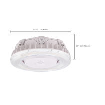 DOMINO 100W ROUND CANOPY LIGHT - 68-153