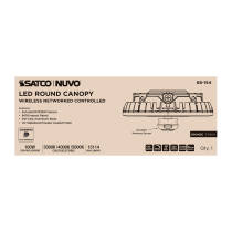 DOMINO 100W ROUND CANOPY LIGHT - 68-154