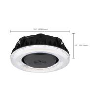 DOMINO 100W ROUND CANOPY LIGHT - 68-154