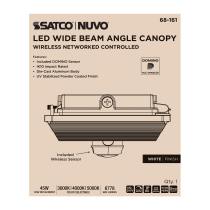 DOMINO WIDE BEAM CANOPY WHITE - 68-161
