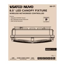 DOMINO 8.5" CANOPY LIGHT SQ - 68-171