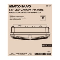 DOMINO 8.5" CANOPY LIGHT SQ - 68-171