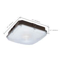 DOMINO 8.5" CANOPY LIGHT SQ - 68-171