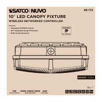 DOMINO 10" CANOPY LIGHT SQ - 68-172