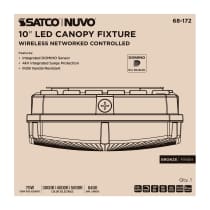 DOMINO 10" CANOPY LIGHT SQ - 68-172