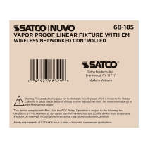 DOMINO 2FT VAPOR TIGHT-EM - 68-185