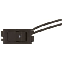 BLK ROCKER SWITCH W/ WHITE DOT - 80-1141