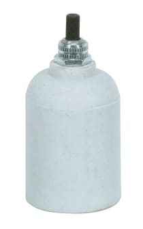 PORC TURN KNOB SKT W/TERM - 80-1157