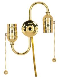 BG S CLSTER W/PULL CHAIN SKT 1 - 80-1268