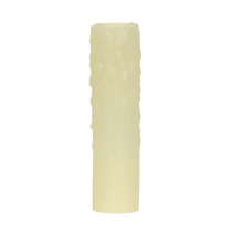4" IVORY BEES WAX CANDLE COVER - 80-1973