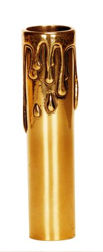 4" POLISHED BRASS W/ ANT DRIP - 80-2145