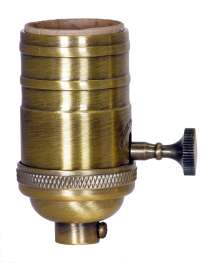 REG ANT BR 3 WAY CAST BRS SKT - 80-2209