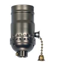 REG ANT BRASS PULL CHAIN SKT - 80-2316