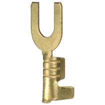 U SHAPE BRASS PLATED SPADE - 80-2335